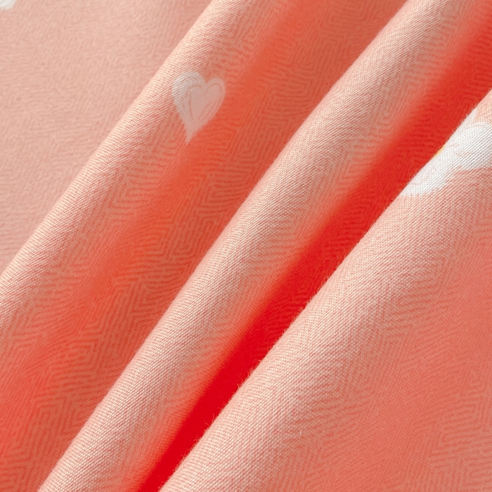 91家纺网 家纺一手货源 找家纺 红日子 2025新款生态斜纹植物羊绒单床笠磨毛床笠三件套 粉红