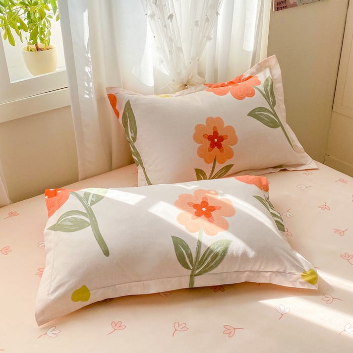 91家纺网 家纺一手货源 找家纺 红日子 2025新款生态斜纹植物羊绒单床笠磨毛床笠三件套 咖白