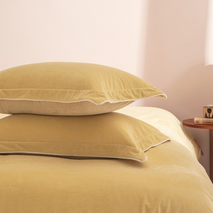 91家纺网 家纺一手货源 找家纺 安力森/诚臻酒店用品 2025新款麻绳婴儿绒四件套秋冬加厚亲肤保暖卧室床品套件 乳酪-米咖