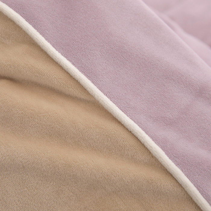 91家纺网 家纺一手货源 找家纺 安力森/诚臻酒店用品 2025新款麻绳婴儿绒四件套秋冬加厚亲肤保暖卧室床品套件 芋泥-奶咖