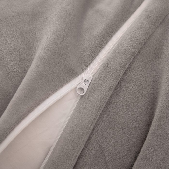 91家纺网 家纺一手货源 找家纺 安力森/诚臻酒店用品 2025新款麻绳婴儿绒四件套秋冬加厚亲肤保暖卧室床品套件 神秘灰-浅灰