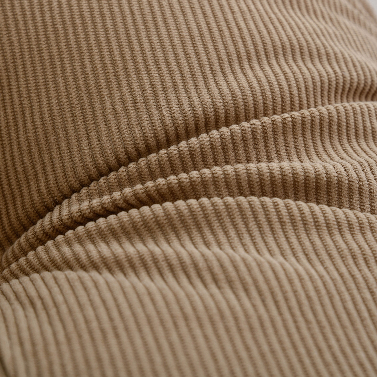 91家纺网 家纺一手货源 找家纺 美达人 2025新款灯芯绒三角靠背 灯芯绒-咖色-三角