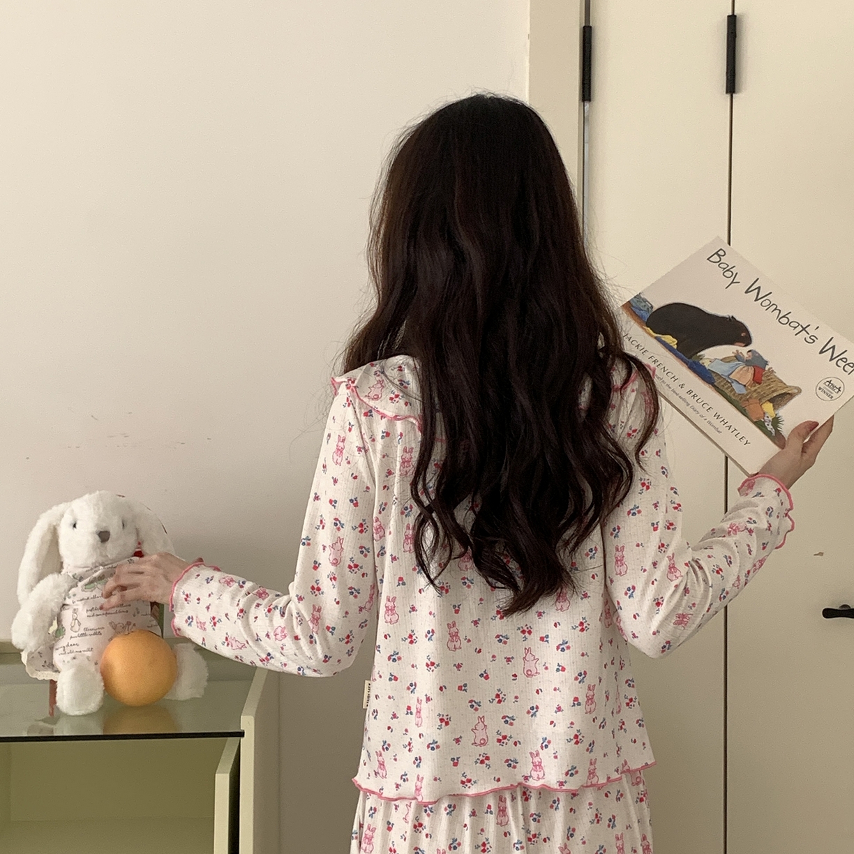 91家纺网 家纺一手货源 找家纺 （总）妍景家居生活馆 2025新款害羞兔兔三件套