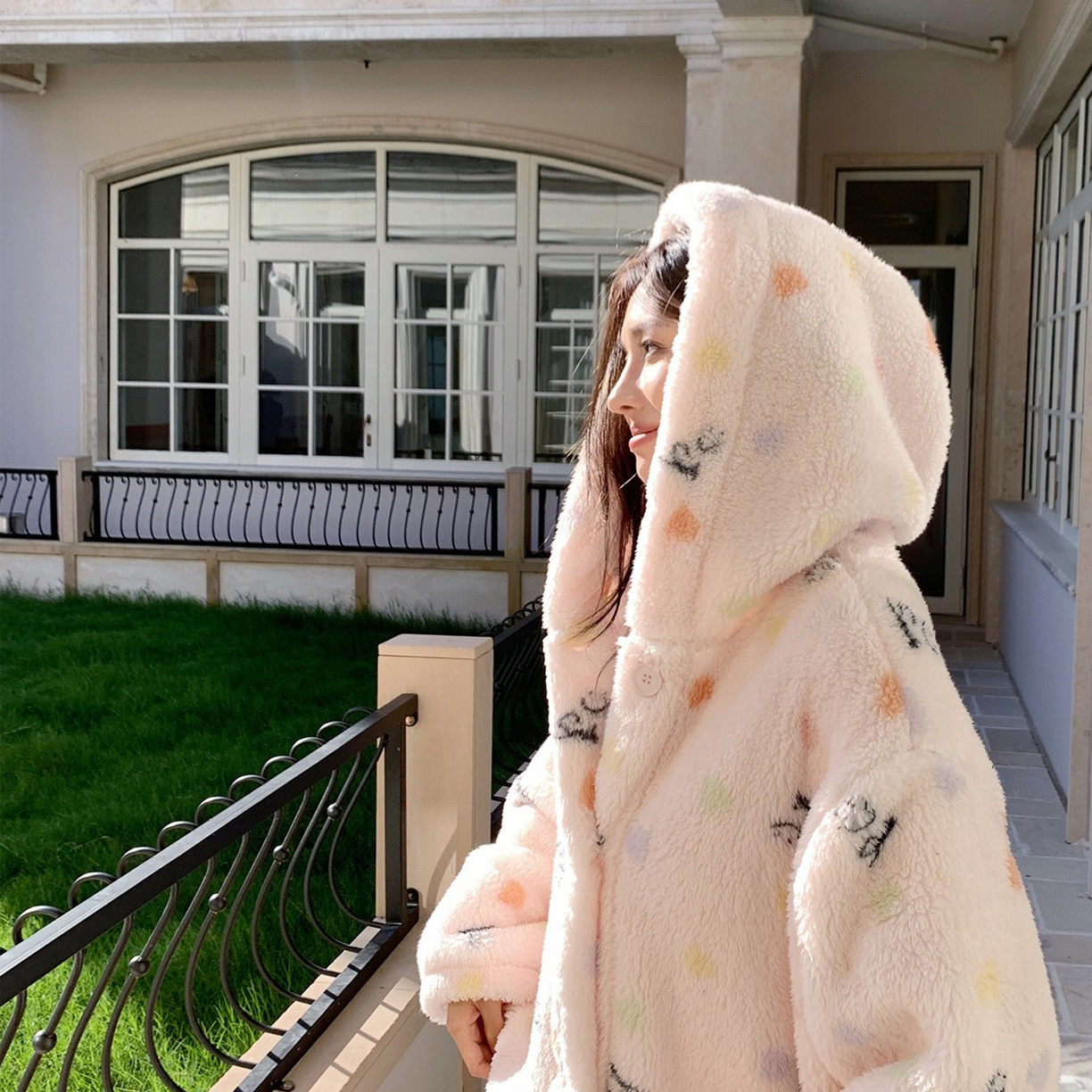 91家纺网 家纺一手货源 找家纺 （总）妍景家居生活馆 2025新款韩剧浴袍套装