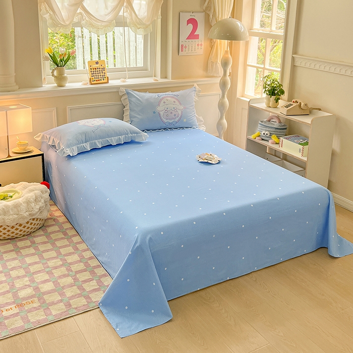 91家纺网 家纺一手货源 找家纺 玉元坊 2025新款三丽鸥全棉纯棉大版花边款床品三四件套第一批 （长期有货 不断货） 大版花边-大耳兔