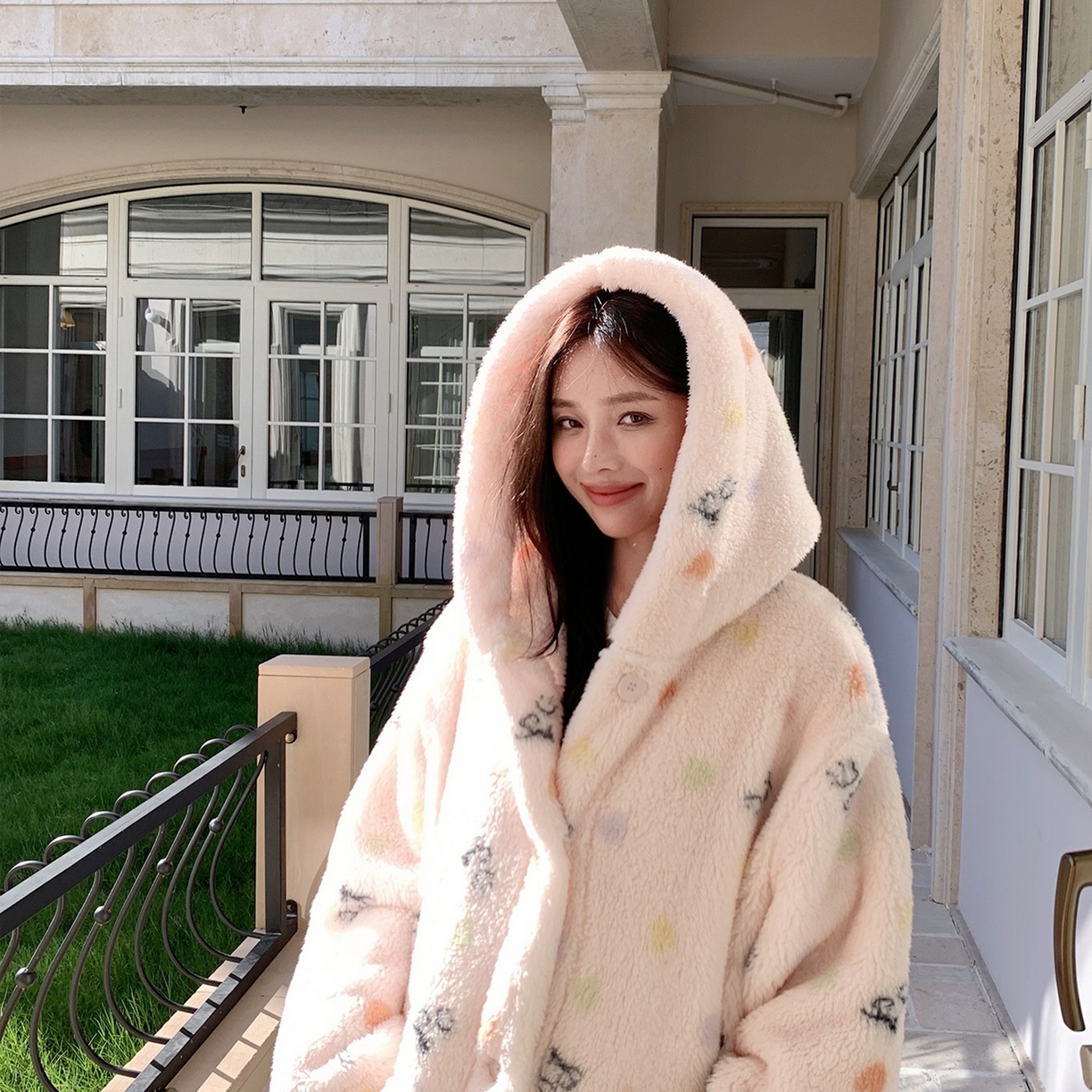 91家纺网 家纺一手货源 找家纺 （总）妍景家居生活馆 2025新款韩剧浴袍套装