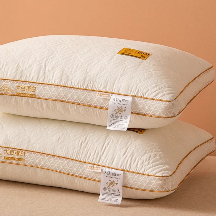 91家纺网 家纺一手货源 找家纺 （总）锦鲤枕芯 2025新款大豆蛋白纤维护颈睡眠酒店枕枕头枕芯