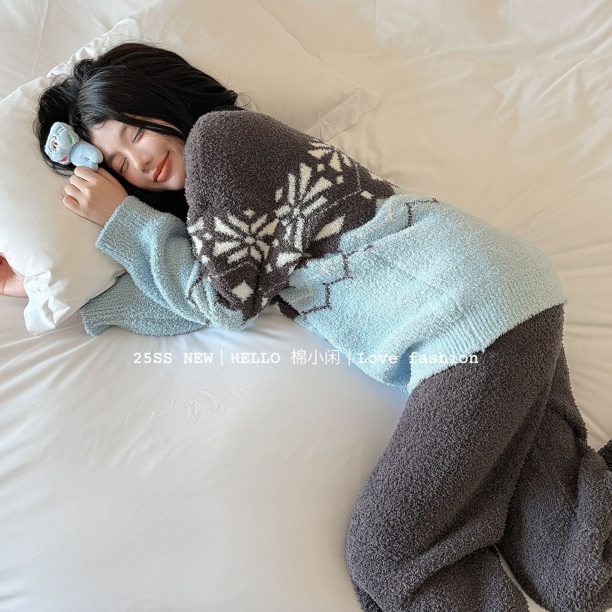 91家纺网 家纺一手货源 找家纺 （总）妍景家居生活馆 2025新款软绵绵-菱格深灰