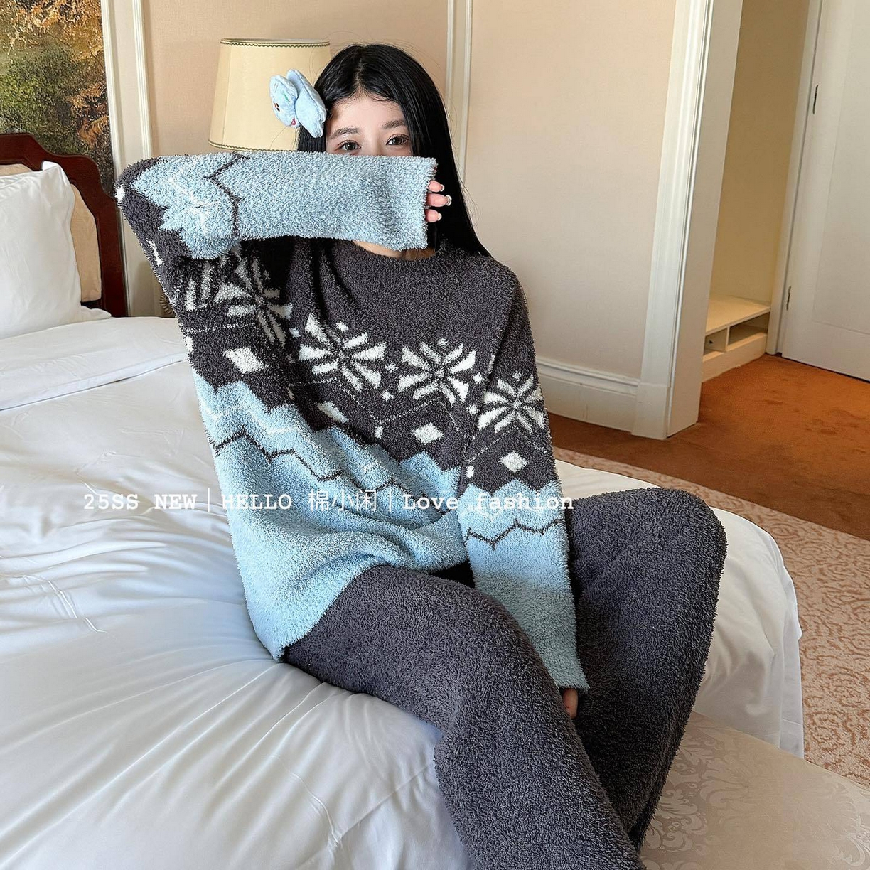 91家纺网 家纺一手货源 找家纺 （总）妍景家居生活馆 2025新款软绵绵-菱格深灰