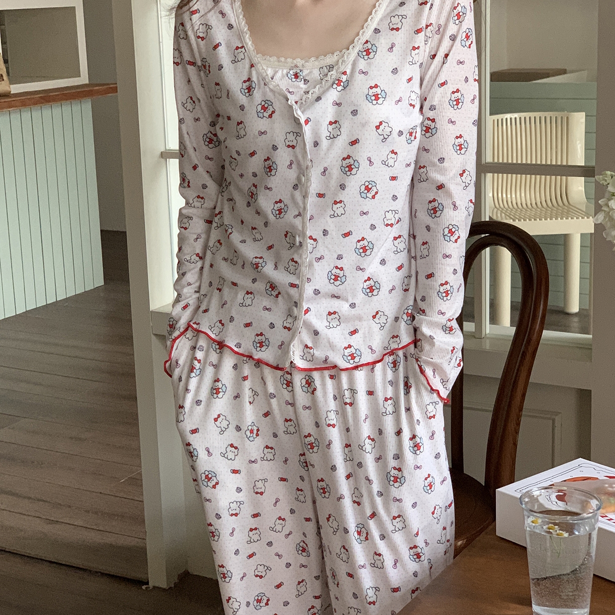 91家纺网 家纺一手货源 找家纺 妍景家居生活馆 2025新款小猫咪三件套 粉色