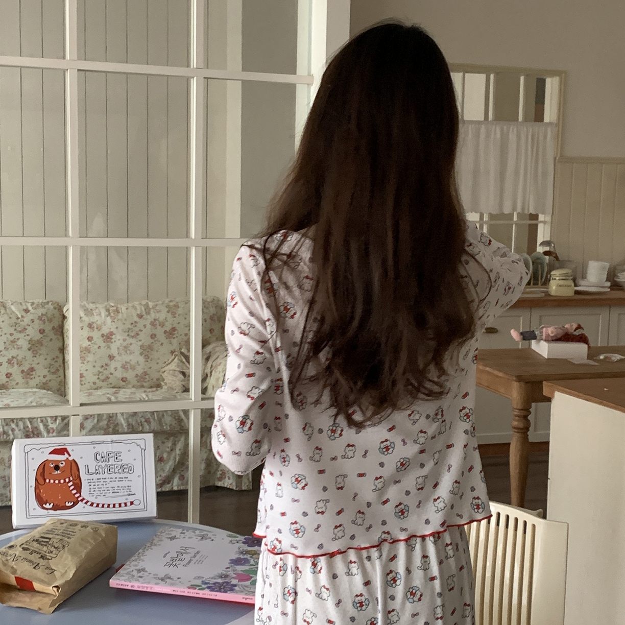 91家纺网 家纺一手货源 找家纺 妍景家居生活馆 2025新款小猫咪三件套 粉色