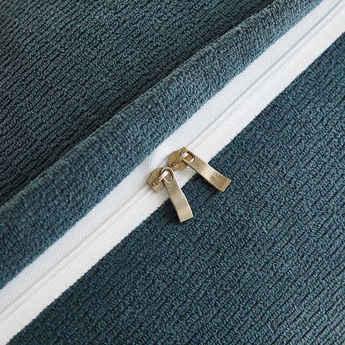 91家纺网 家纺一手货源 找家纺 艺菲阁家纺 2025新款竹节绒床头靠背 雾蓝