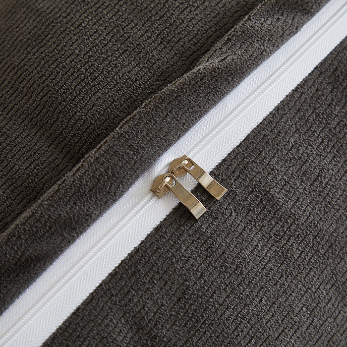 91家纺网 家纺一手货源 找家纺 艺菲阁家纺 2025新款竹节绒床头靠背 狼烟灰