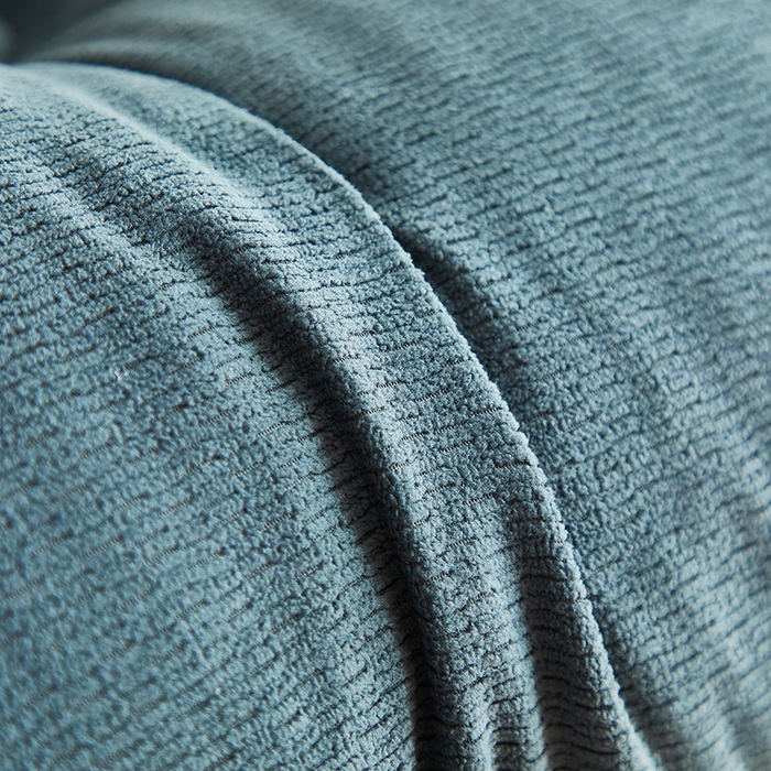 91家纺网 家纺一手货源 找家纺 艺菲阁家纺 2025新款竹节绒床头靠背 雾蓝