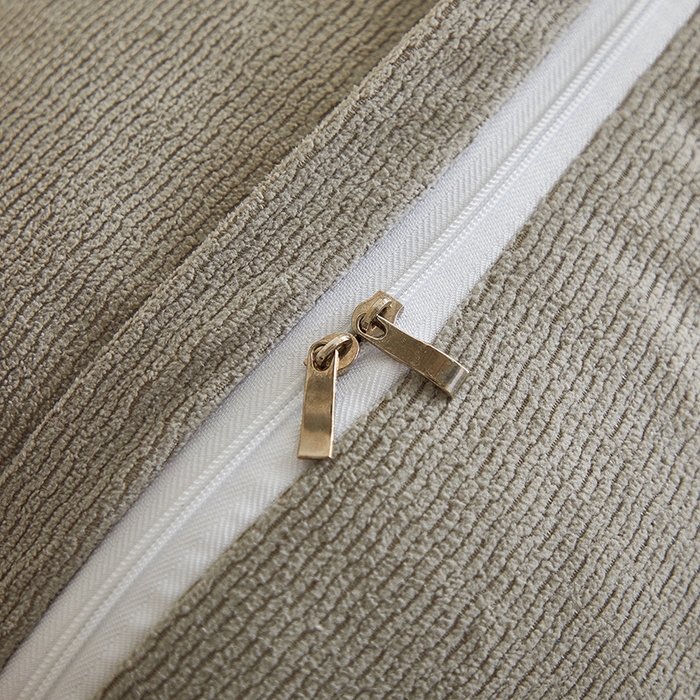 91家纺网 家纺一手货源 找家纺 艺菲阁家纺 2025新款竹节绒床头靠背 月影浅灰