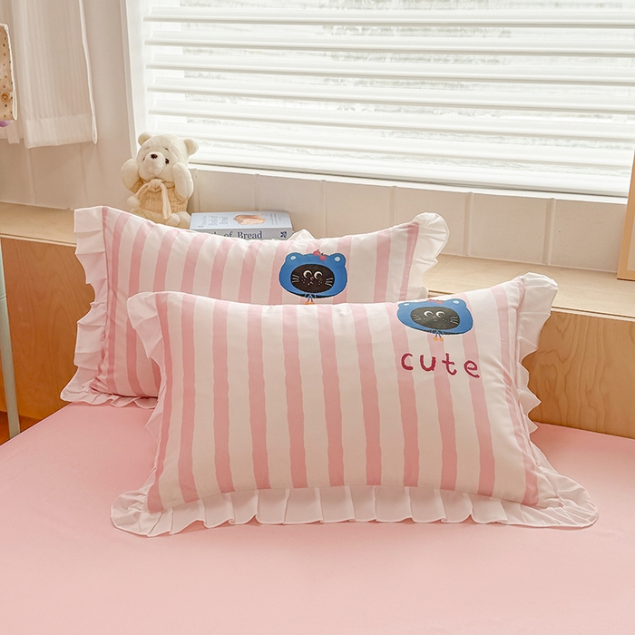 91家纺网 家纺一手货源 找家纺 （总）玉元坊 2025新款三丽鸥全棉纯棉大版花边款床品三四件套第五批 （长期有货 不断货）