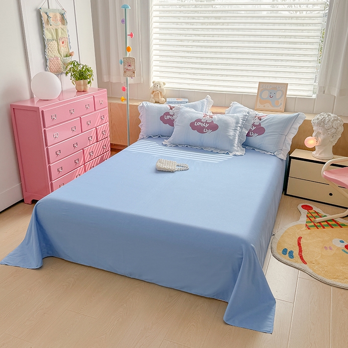 91家纺网 家纺一手货源 找家纺 玉元坊 2025新款三丽鸥全棉纯棉大版花边款床品三四件套第五批 （长期有货 不断货） 兔子伙伴