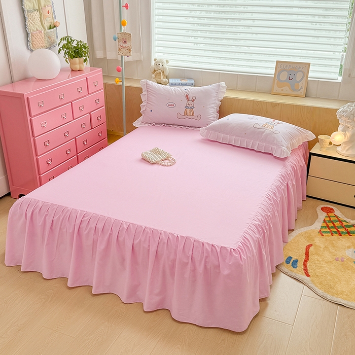 91家纺网 家纺一手货源 找家纺 玉元坊 2025新款三丽鸥全棉纯棉大版花边款床品三四件套第五批 （长期有货 不断货） 小熊伙伴