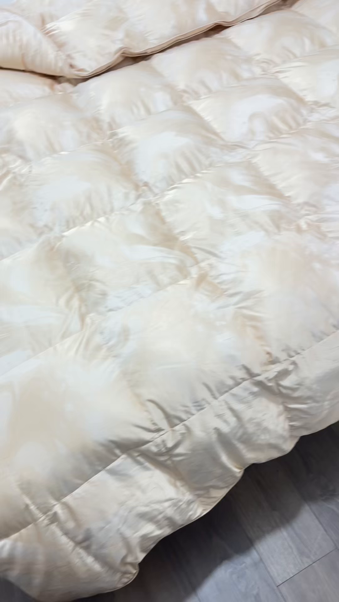 91家纺网 家纺一手货源 找家纺 华盛 2025新款高端提花羽绒被鸭绒被贡缎提花单层羽绒被壳 飘金色