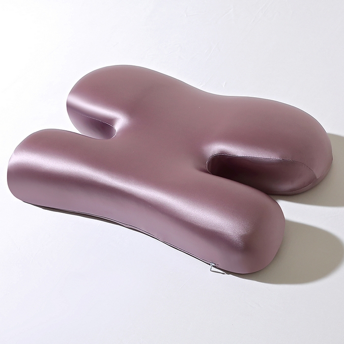 91家纺网 家纺一手货源 找家纺 其乐枕芯 2025新款工字型美 容枕枕芯枕头 紫色