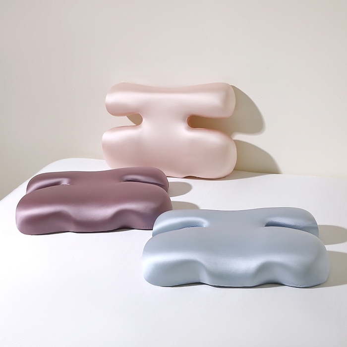 91家纺网 家纺一手货源 找家纺 其乐枕芯 2025新款工字型美 容枕枕芯枕头 浅粉