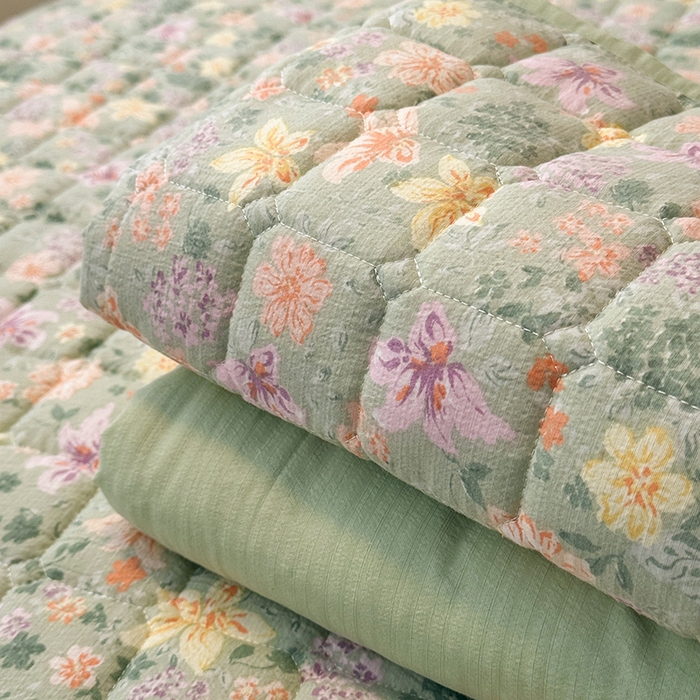 91家纺网 家纺一手货源 找家纺 丝芙妮家居（原乐视家纺） 2025新款A类亲肤云朵棉夹棉保暖床笠 午后时光