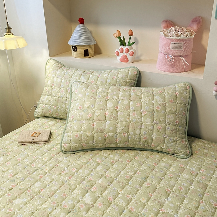 91家纺网 家纺一手货源 找家纺 丝芙妮家居（原乐视家纺） 2025新款A类亲肤云朵棉夹棉保暖床笠 南岛乐园