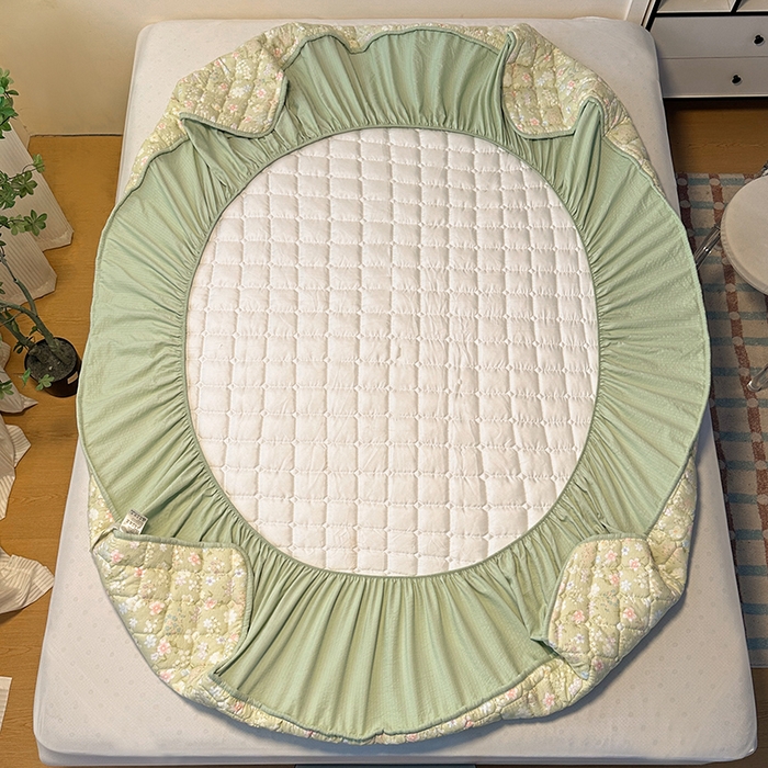 91家纺网 家纺一手货源 找家纺 丝芙妮家居（原乐视家纺） 2025新款A类亲肤云朵棉夹棉保暖床笠 南岛乐园