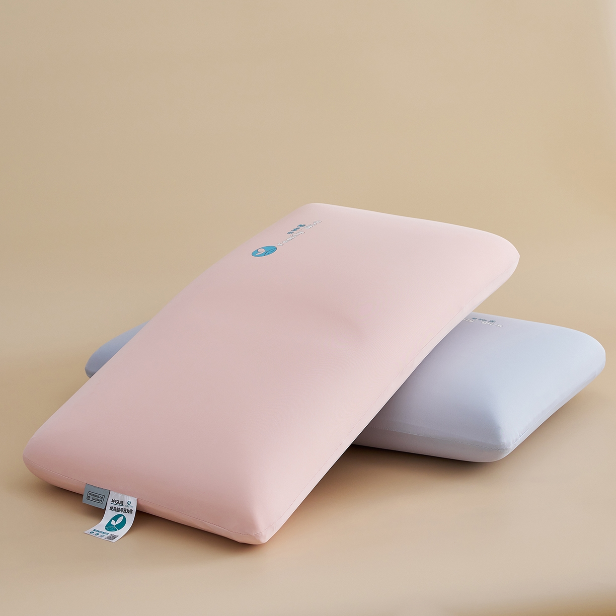 91家纺网 家纺一手货源 找家纺 乐可 2025新款生物基云感枕记忆棉枕头枕芯 生物基云感枕Y12-粉