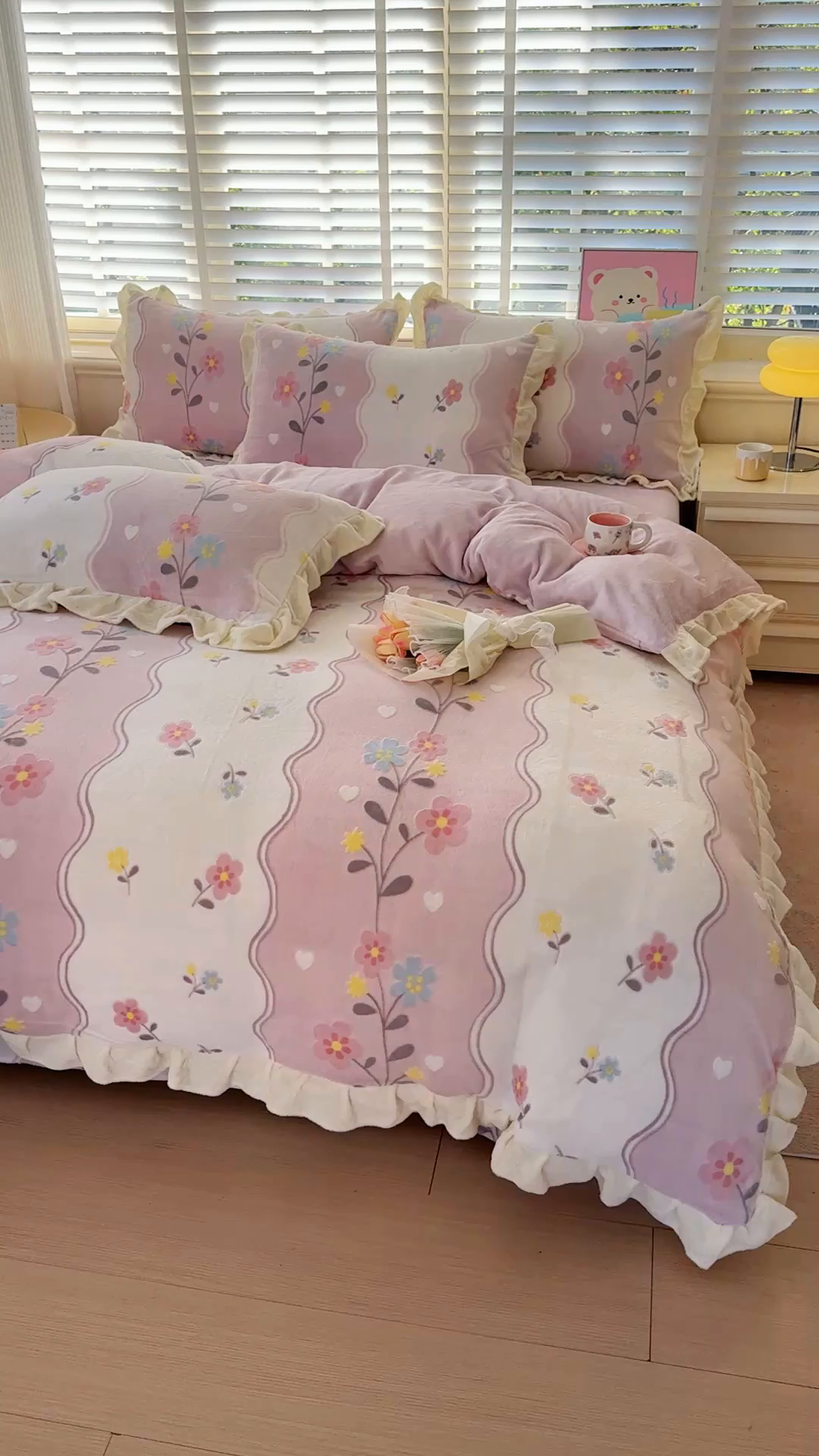 91家纺网 家纺一手货源 找家纺 （总）爱家（原缔乐家纺） 2025新款牛奶雕花绒四件套-美加美