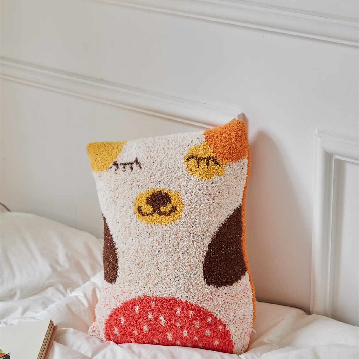 91家纺网 家纺一手货源 找家纺 暖绵绵家纺 2025新款半边绒软糯有趣抱枕含芯-维宁 （最低零售价：小号51元，大号153元） 维宁-小抱枕