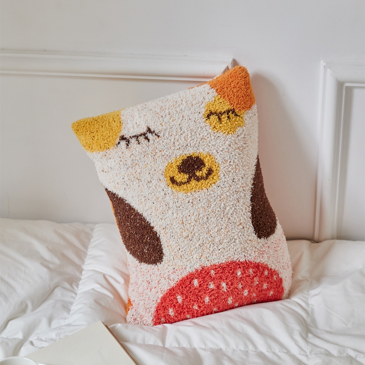 91家纺网 家纺一手货源 找家纺 暖绵绵家纺 2025新款半边绒软糯有趣抱枕含芯-维宁 （最低零售价：小号51元，大号153元） 维宁-小抱枕