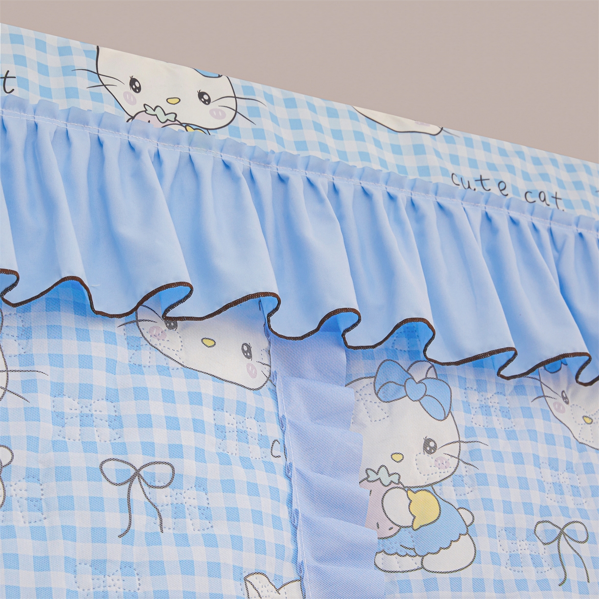 91家纺网 家纺一手货源 找家纺 艾晶美家纺有限公司 2025新款学生宿舍遮光保暖蚊帐夹棉床帘蚊帐大学生宿舍蚊帐 学生夹棉款-kmi瞄蓝