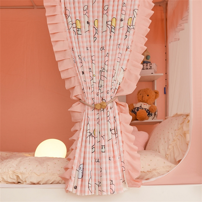 91家纺网 家纺一手货源 找家纺 艾晶美家纺有限公司 2025新款学生宿舍遮光保暖蚊帐夹棉床帘蚊帐大学生宿舍蚊帐 学生布帘款-kmi瞄粉玉