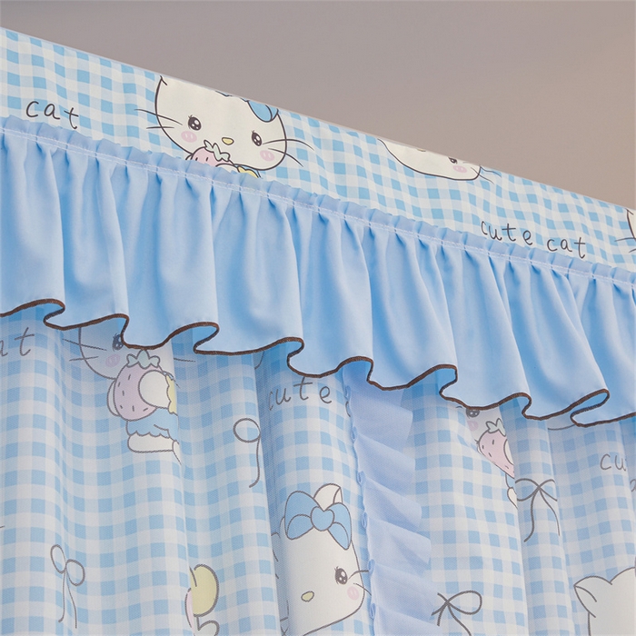 91家纺网 家纺一手货源 找家纺 艾晶美家纺有限公司 2025新款学生宿舍遮光保暖蚊帐夹棉床帘蚊帐大学生宿舍蚊帐 学生布帘款-kmi瞄蓝