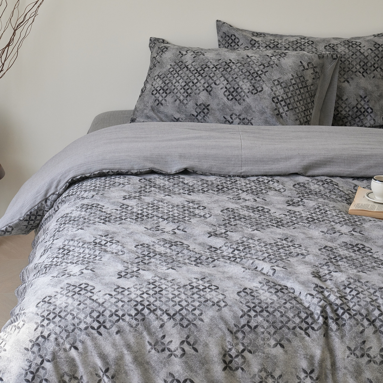 91家纺网 家纺一手货源 找家纺 （总）云上 2025新款全棉新疆长绒棉色织大提花床品四件套-星辰系列（控价：券后活动后不低于348元）