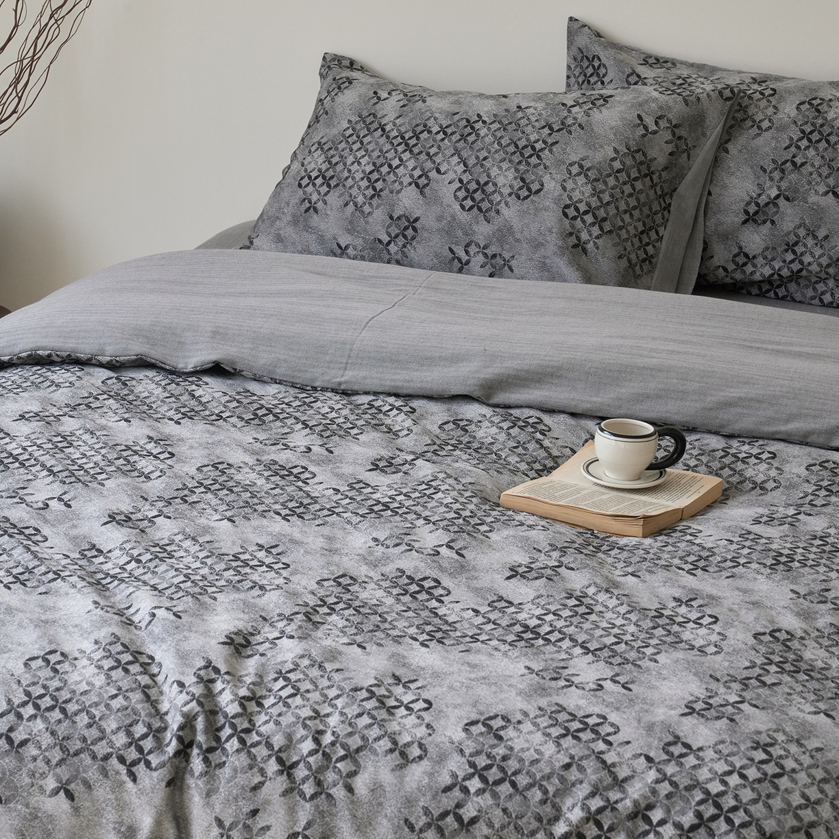 91家纺网 家纺一手货源 找家纺 （总）云上 2025新款全棉新疆长绒棉色织大提花床品四件套-星辰系列（控价：券后活动后不低于348元）