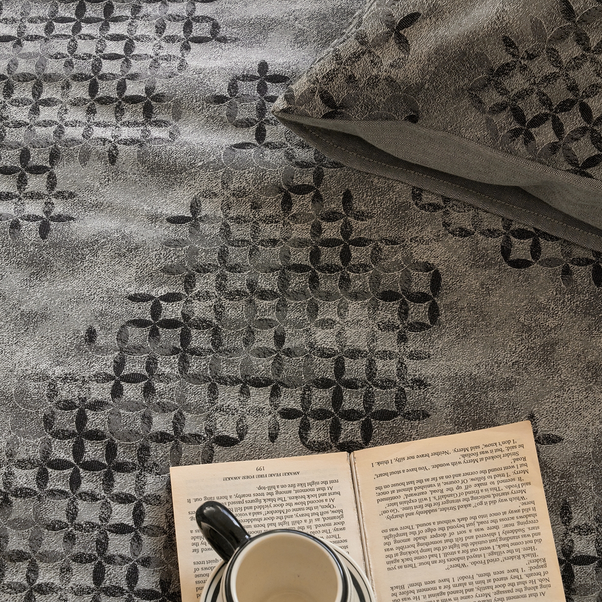 91家纺网 家纺一手货源 找家纺 （总）云上 2025新款全棉新疆长绒棉色织大提花床品四件套-星辰系列（控价：券后活动后不低于348元）