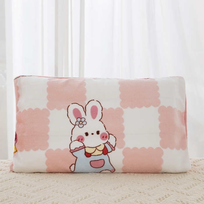 91家纺网 家纺一手货源 找家纺 (总)乐秀 2024新款幼儿园牛奶绒儿童床垫套+床垫芯