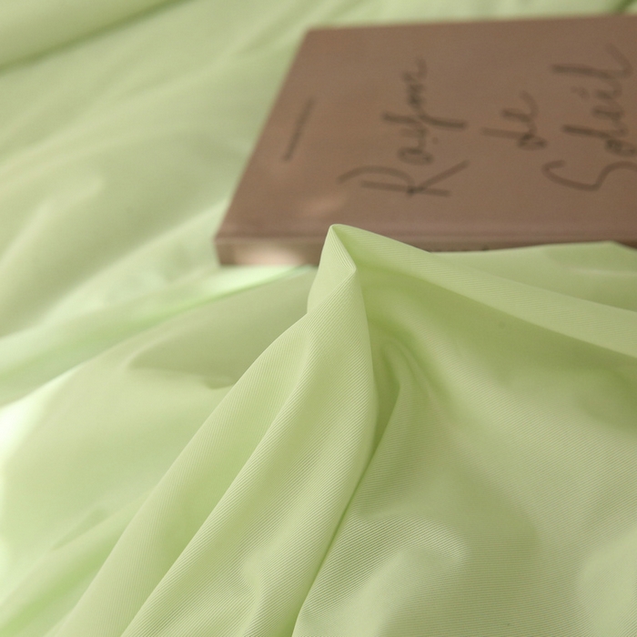 91家纺网 家纺一手货源 找家纺 缦绣阁 2025春夏新款纯色双拼凉感丝夏被冰淇淋夏被夏凉被空调被被子被芯跨境外贸爆款 果绿-浅灰
