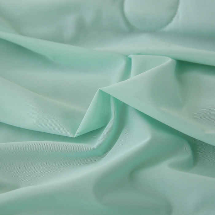 91家纺网 家纺一手货源 找家纺 缦绣阁 2025春夏新款纯色双拼凉感丝夏被冰淇淋夏被夏凉被空调被被子被芯跨境外贸爆款 水绿-浅灰