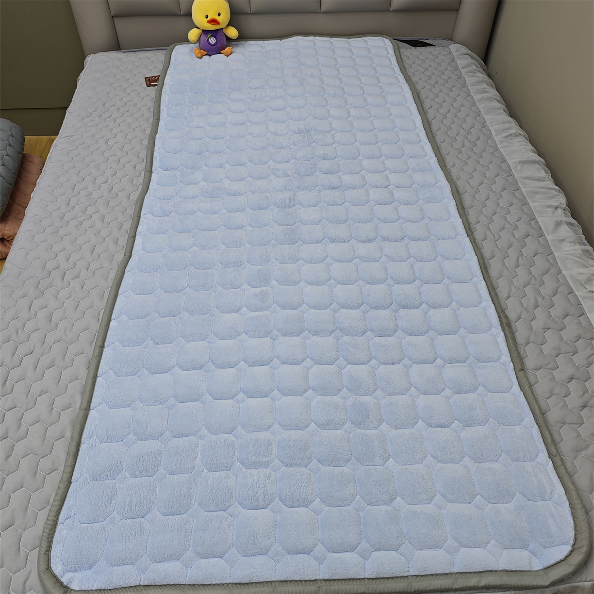 91家纺网 家纺一手货源 找家纺 （总）正欣·被子·床垫 2025新款700g牛奶绒软垫牛奶绒床褥子牛奶绒床垫