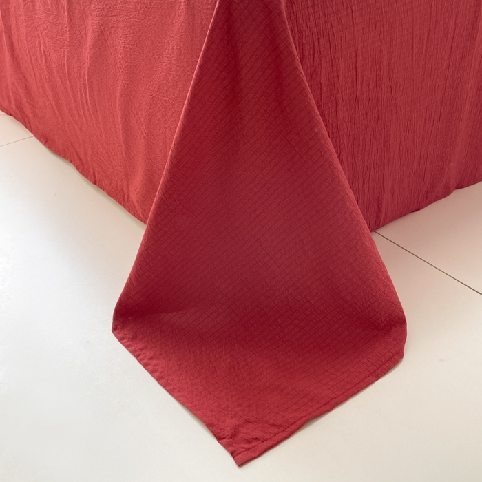 91家纺网 家纺一手货源 找家纺 阿曼达 2025新款水洗亲肤波点纯色拼色撞色可盐可甜复古氛围感四件套 波点-藏青