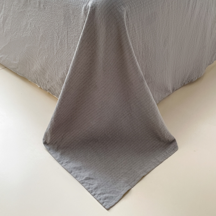 91家纺网 家纺一手货源 找家纺 阿曼达 2025新款水洗亲肤波点纯色拼色撞色可盐可甜复古氛围感四件套 波点-蓝