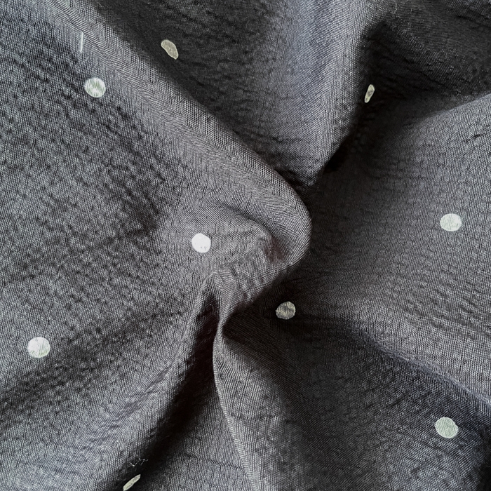 91家纺网 家纺一手货源 找家纺 阿曼达 2025新款水洗亲肤波点纯色拼色撞色可盐可甜复古氛围感四件套 波点-黑