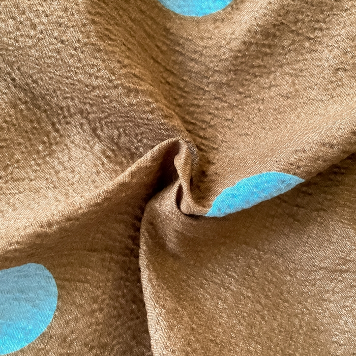 91家纺网 家纺一手货源 找家纺 阿曼达 2025新款水洗亲肤波点纯色拼色撞色可盐可甜复古氛围感四件套 波点-咖