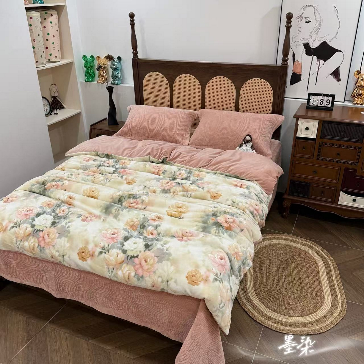 （总）床盖工厂店 2025新款230克舒暖绒床盖三件套四件套