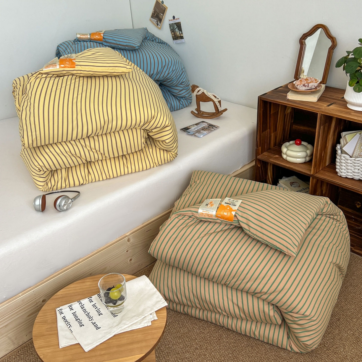 91家纺网 家纺一手货源 找家纺 优选 2025新款冬被水洗棉被子被芯 组合图