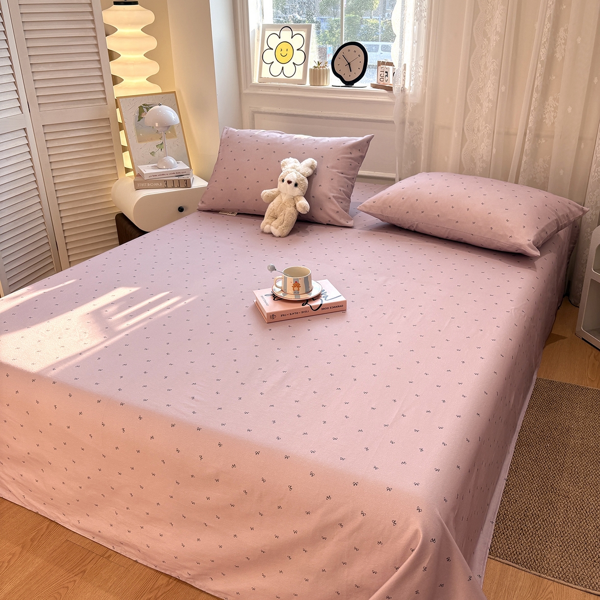 91家纺网 家纺一手货源 找家纺 （总）居眠 2025新款A类全棉磨毛印花床单