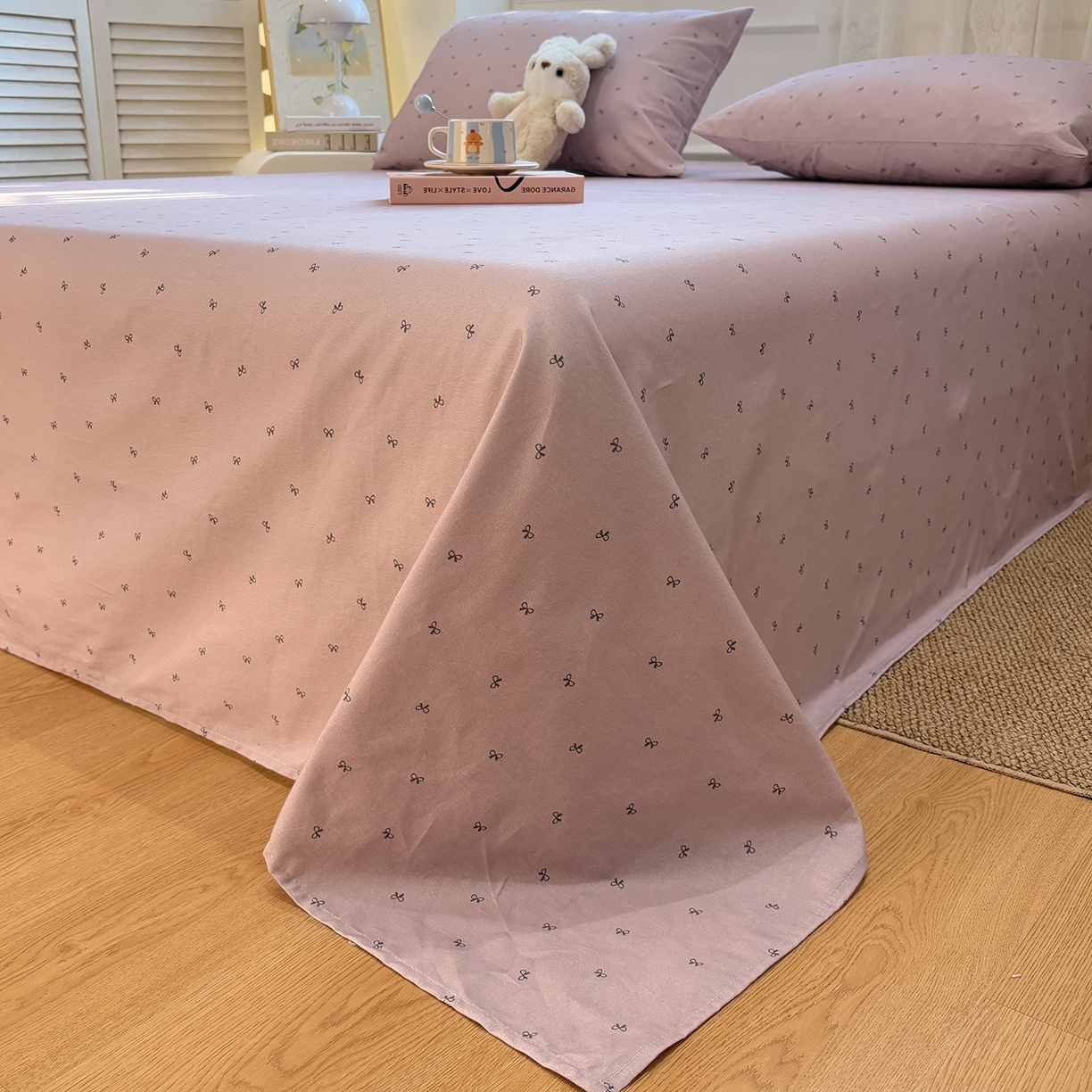 91家纺网 家纺一手货源 找家纺 （总）居眠 2025新款A类全棉磨毛印花床单